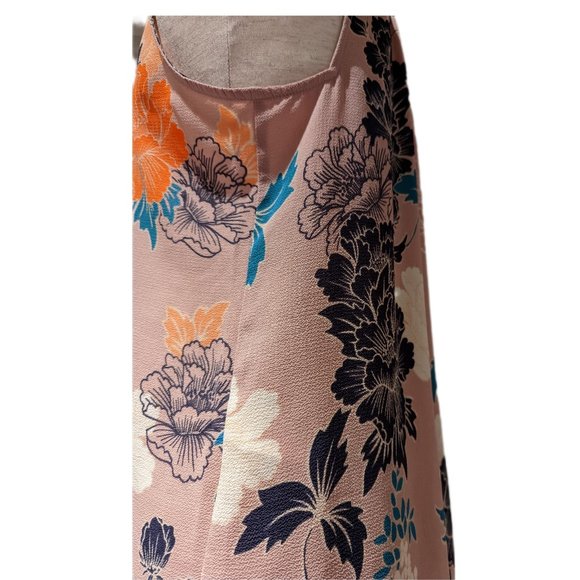 C&E Floral Sleeveless Blouse w/ Tassels - Picture 5 of 10